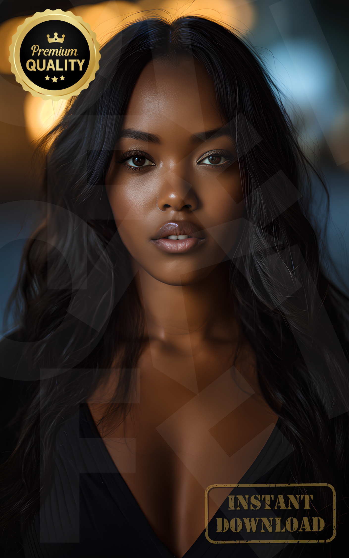 Quiet Power – Noir Portrait