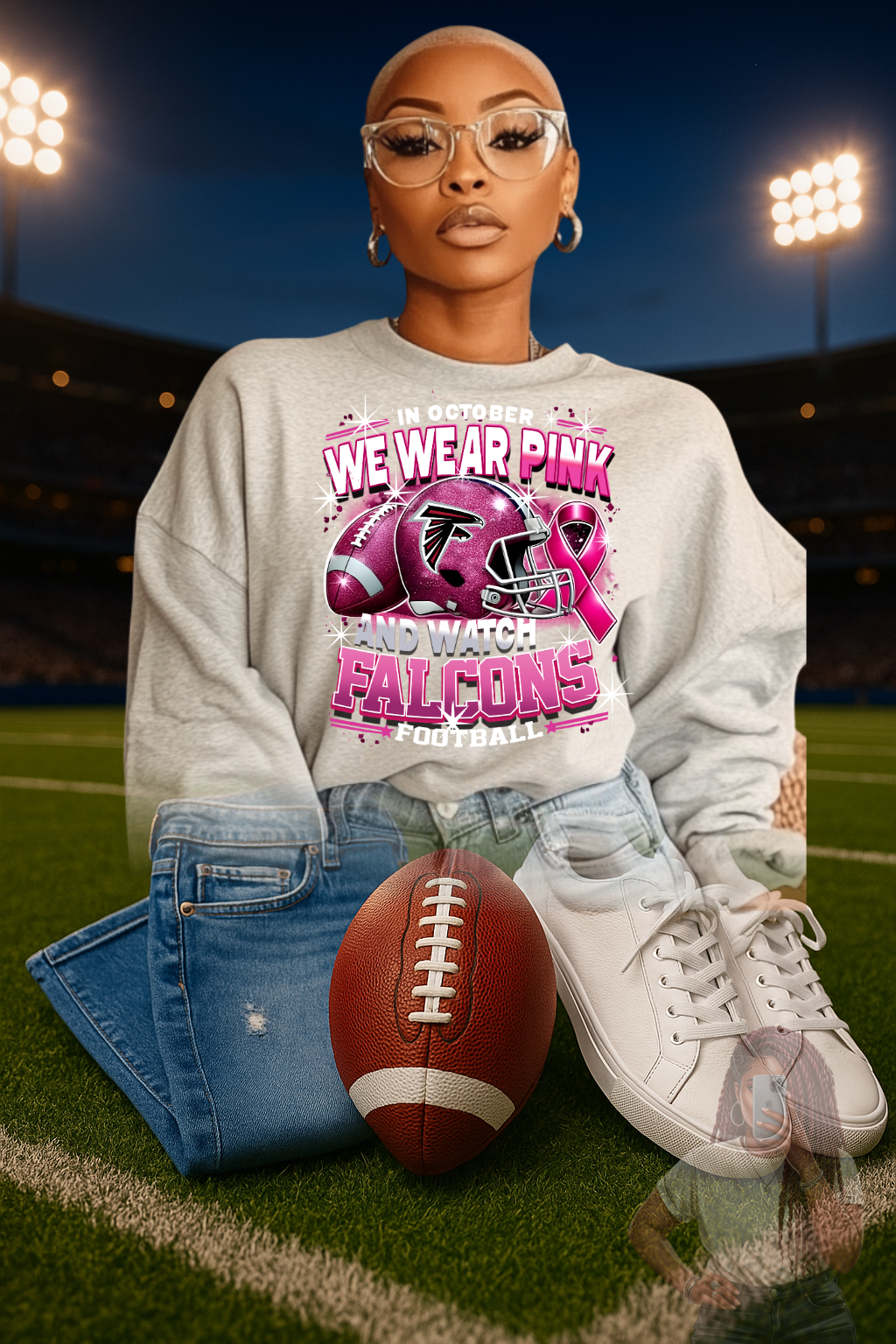 We Wear Pink Team PNG β Breast Cancer Awareness Sports Design