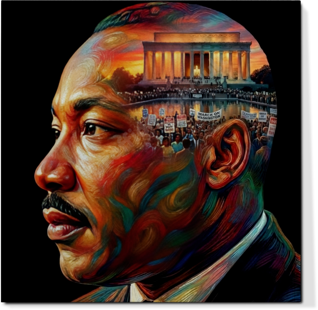 The Dream Continues – Civil Rights Tribute Digital Art