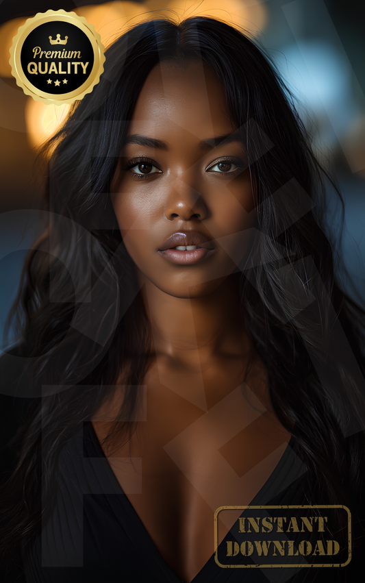 Quiet Power – Noir Portrait
