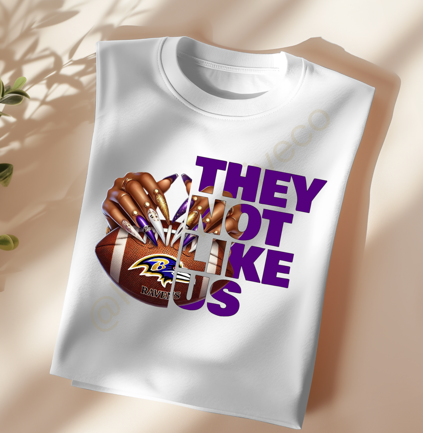 They Not Like Us – NFL Nail Drip PNG (Choose Your Team)