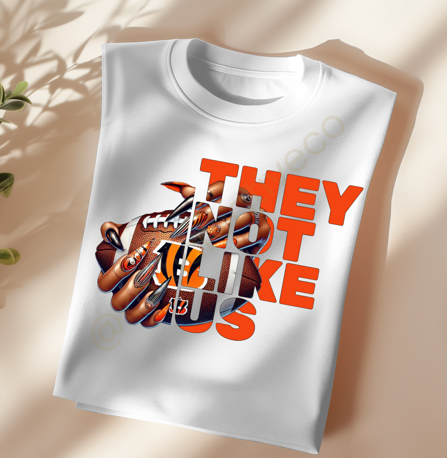 They Not Like Us – NFL Nail Drip PNG (Choose Your Team)