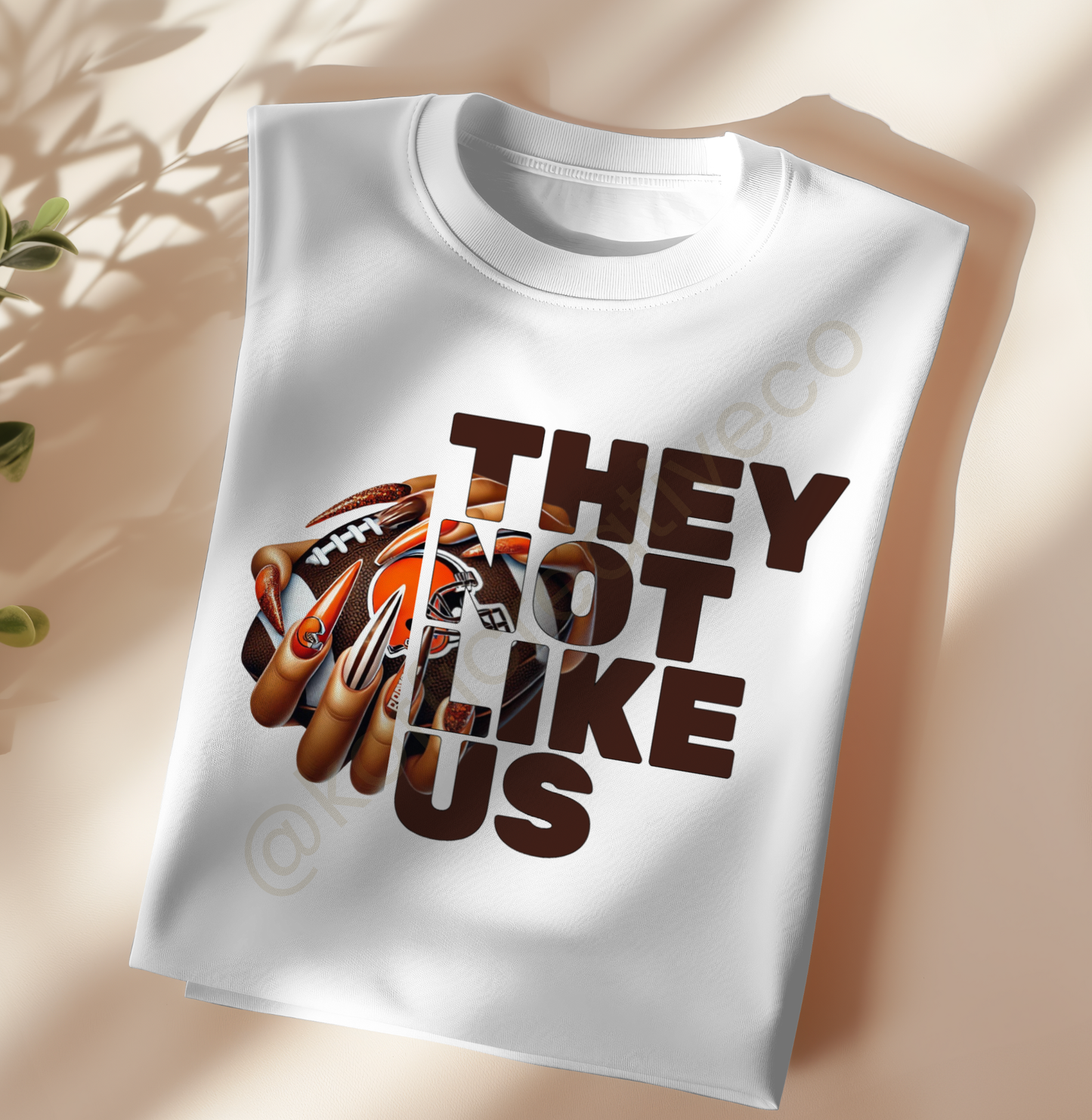 They Not Like Us – NFL Nail Drip PNG (Choose Your Team)