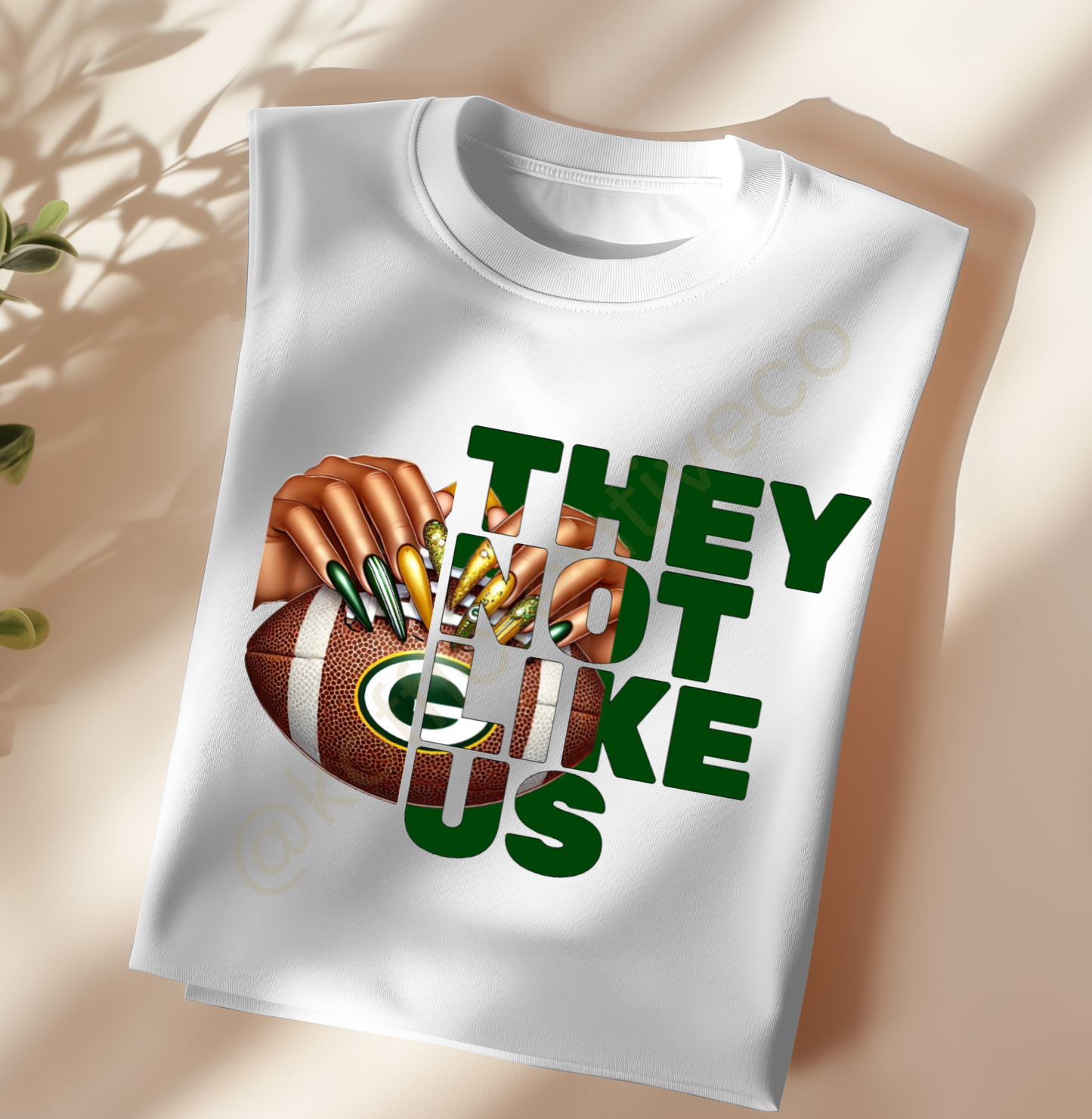 They Not Like Us – NFL Nail Drip PNG (Choose Your Team)