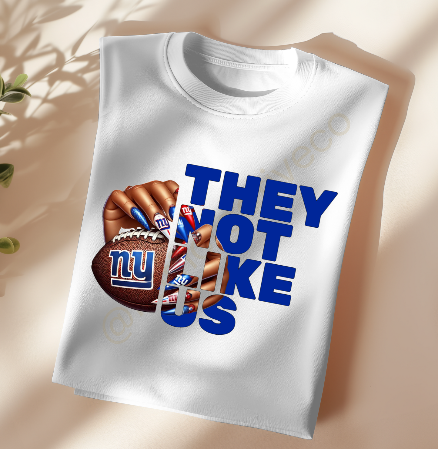 They Not Like Us – NFL Nail Drip PNG (Choose Your Team)