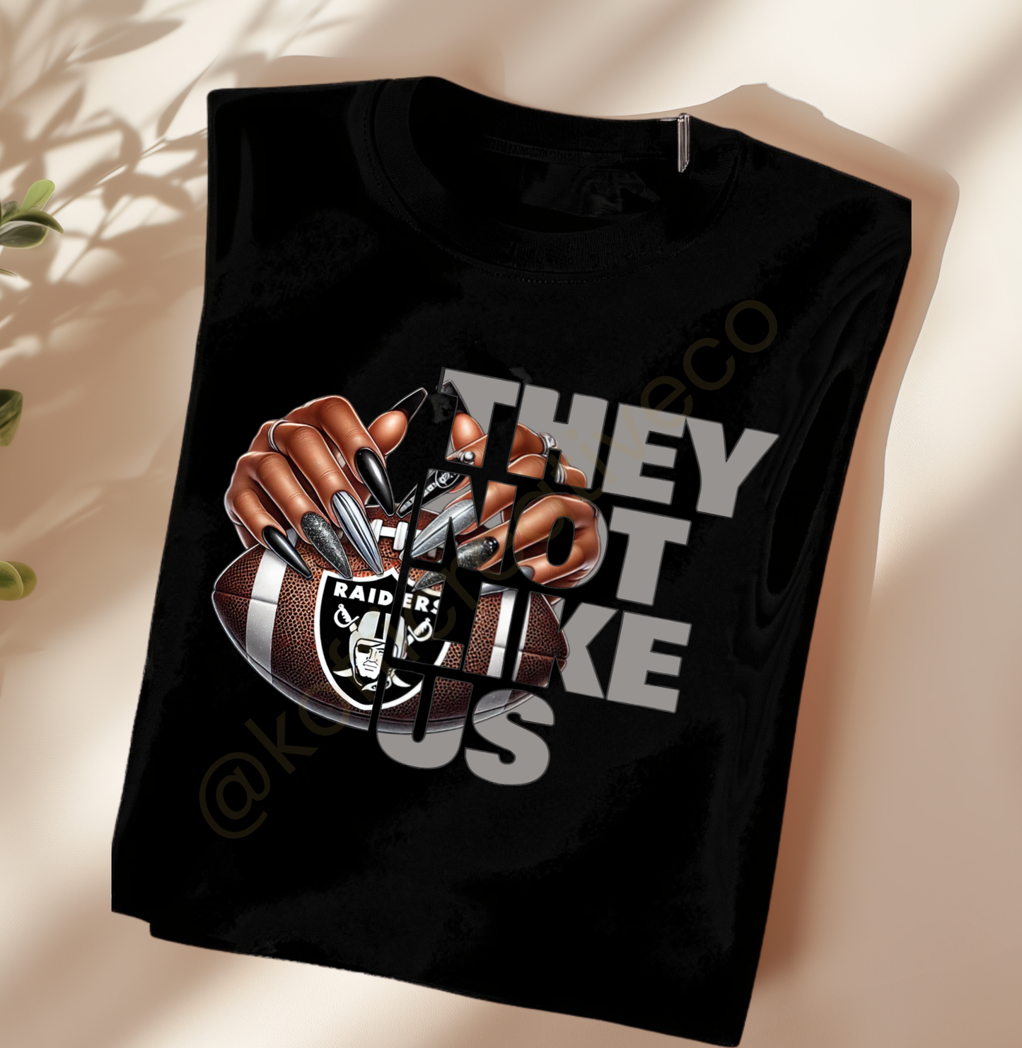 They Not Like Us – NFL Nail Drip PNG (Choose Your Team)