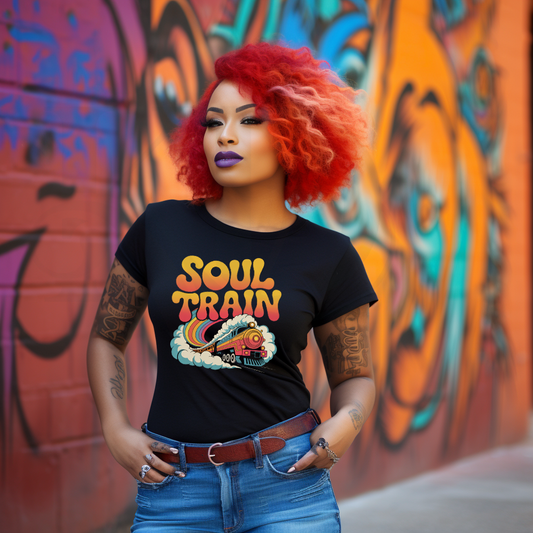 Soul Train Retro PNG – Resell Ready! Vintage 70s Design for Sublimation, DTF & Heat Press