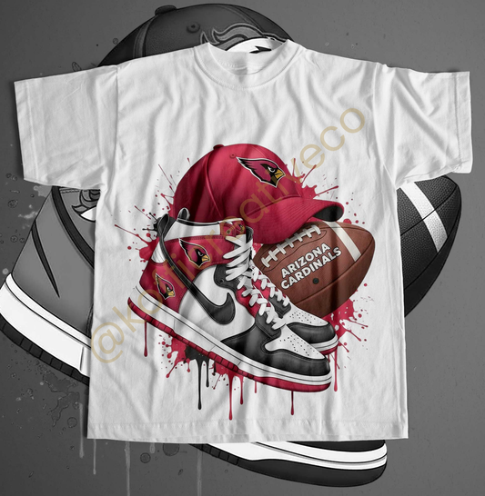 NFL Team Drip PNG – Sneaker, Cap & Football Design (Choose Your Team)