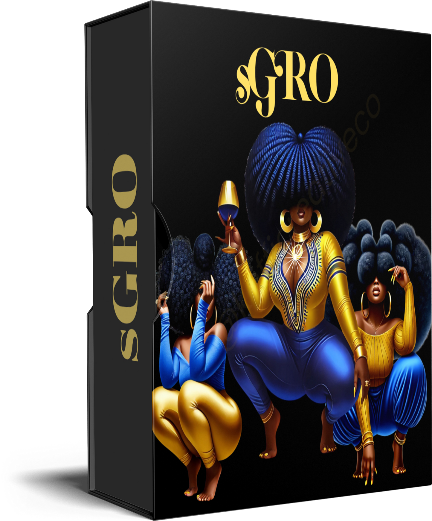 SGRho Sorority Woman PNG Mini Bundle
